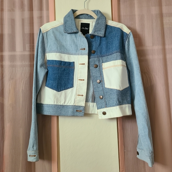 Me Jane Denim Patchwork Jacket - Picture 3 of 5
